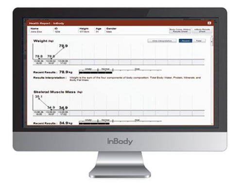 PC Based Data Management - Lookin'Body 120 Software