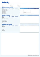 Load image into Gallery viewer, InBody Result Sheets (Qty: 500 sheets*)