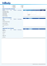 Load image into Gallery viewer, InBody Result Sheets (Qty: 1000 sheets*)
